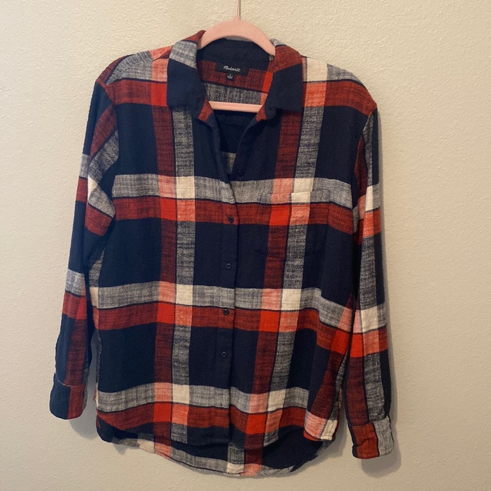 Madewell - Oversized Ex-Boyfriend Shirt in Check